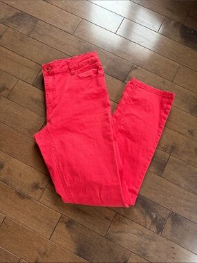 Women’s Red Skinny Jeans - Waist 14 1/2
